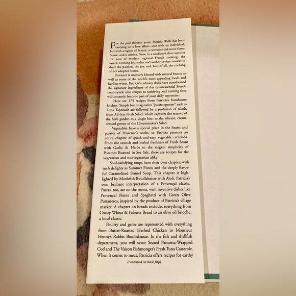 “Patricia Wells at Home in Provence” Cookbook - Picture 2 of 4